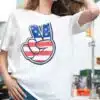 Carlos Kremmer, american flag peace sign t shirt, peace sign american flag shirt, american patriotism t-shirt, peace flag shirt, patriotic tee, american pride outfit