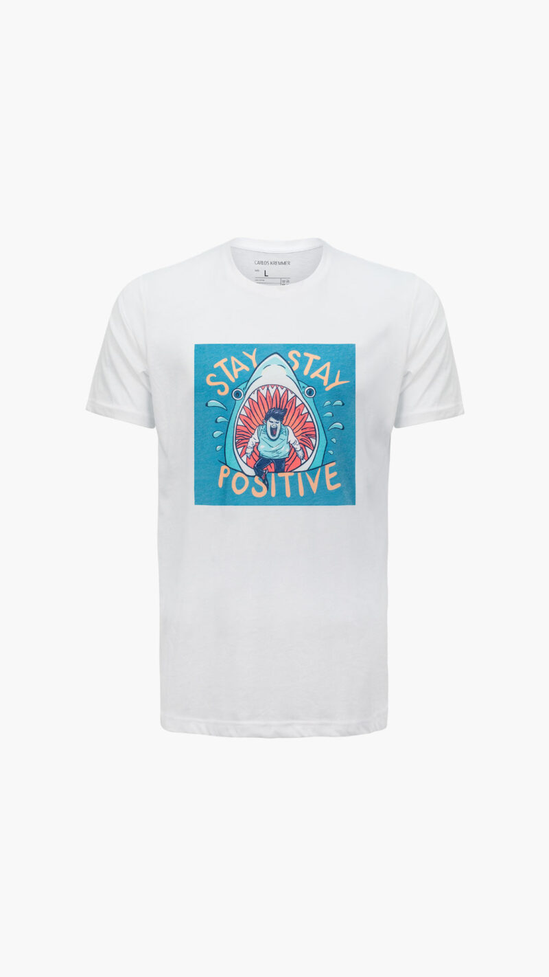 Carlos Kremmer, Stay Positive Shark T-Shirt, stay positive t shirt stay positive shark shirt stay positive shirt stay positive shark t shirt stay positive shirt shark stay positive tee shirt