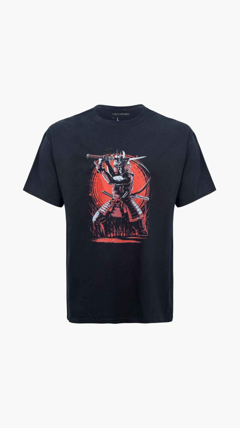 Carlos Kremmer, samurai t shirt, samurai shirt, t shirt samurai, samurai tee shirts