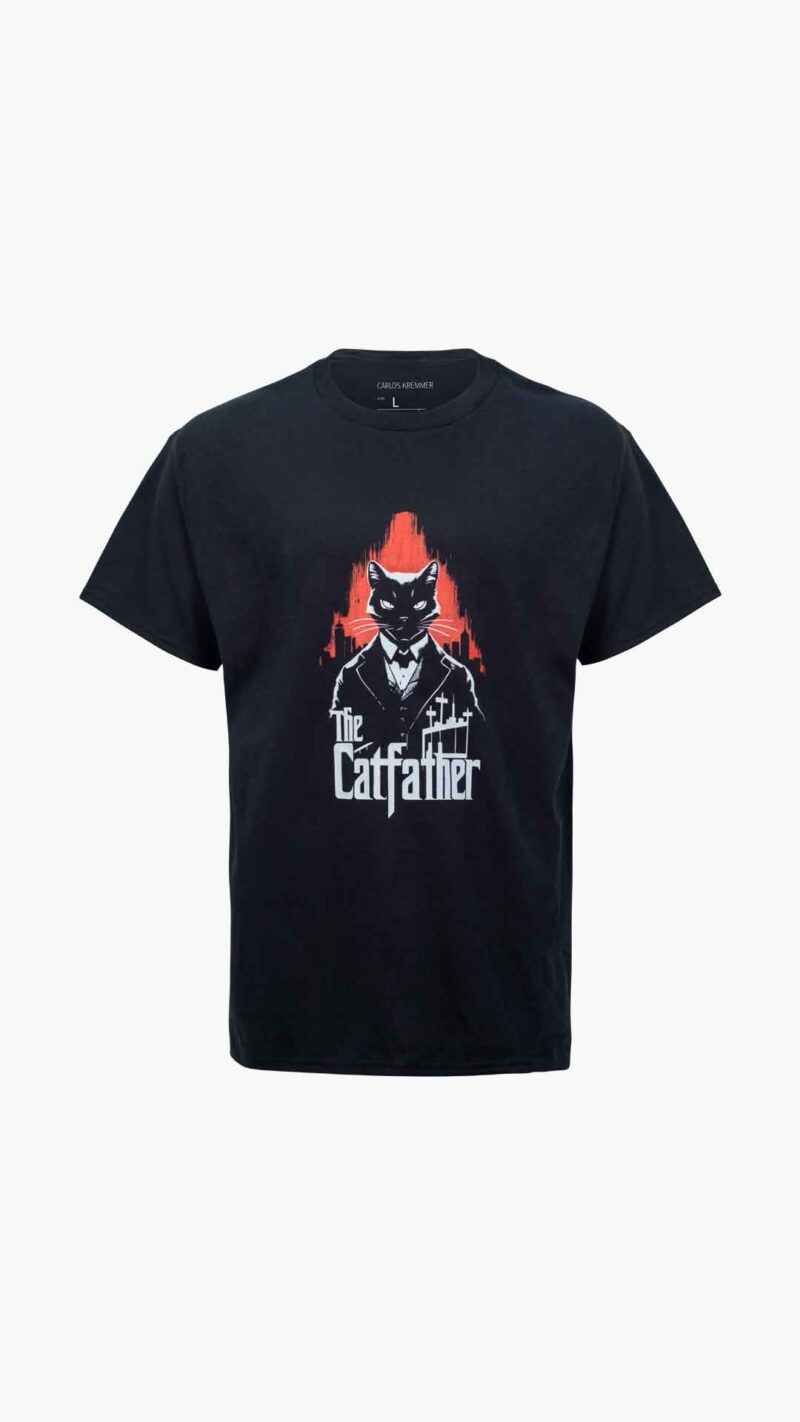 carlos kremmer, catfather t shirt, the catfather shirt, catfather shirt, the cat father t shirt, cat fathers day shirt