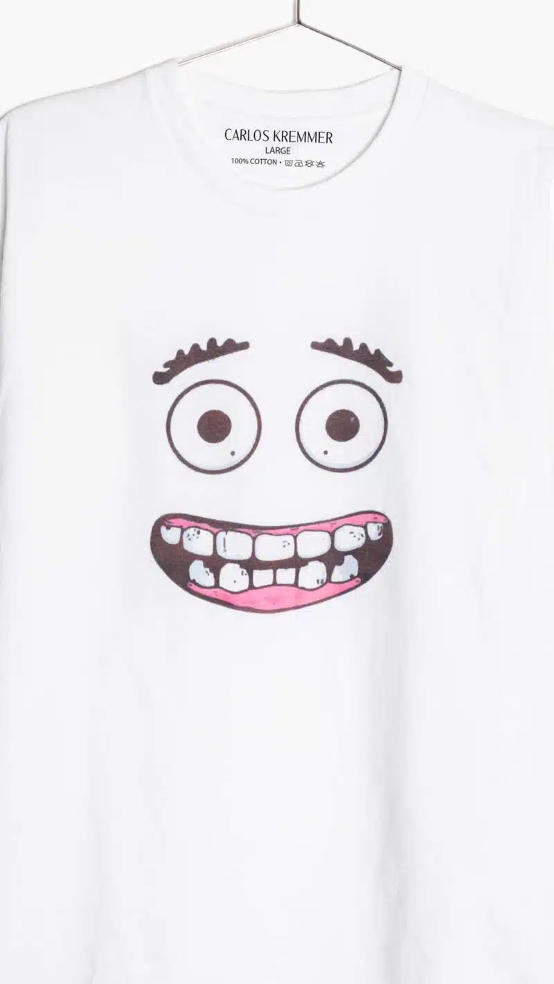 Smiley Eyes Graphic Tee by Carlos Kremmer