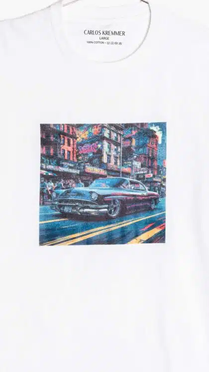 Vintage Car Graphic Tees by Carlos Kremmer