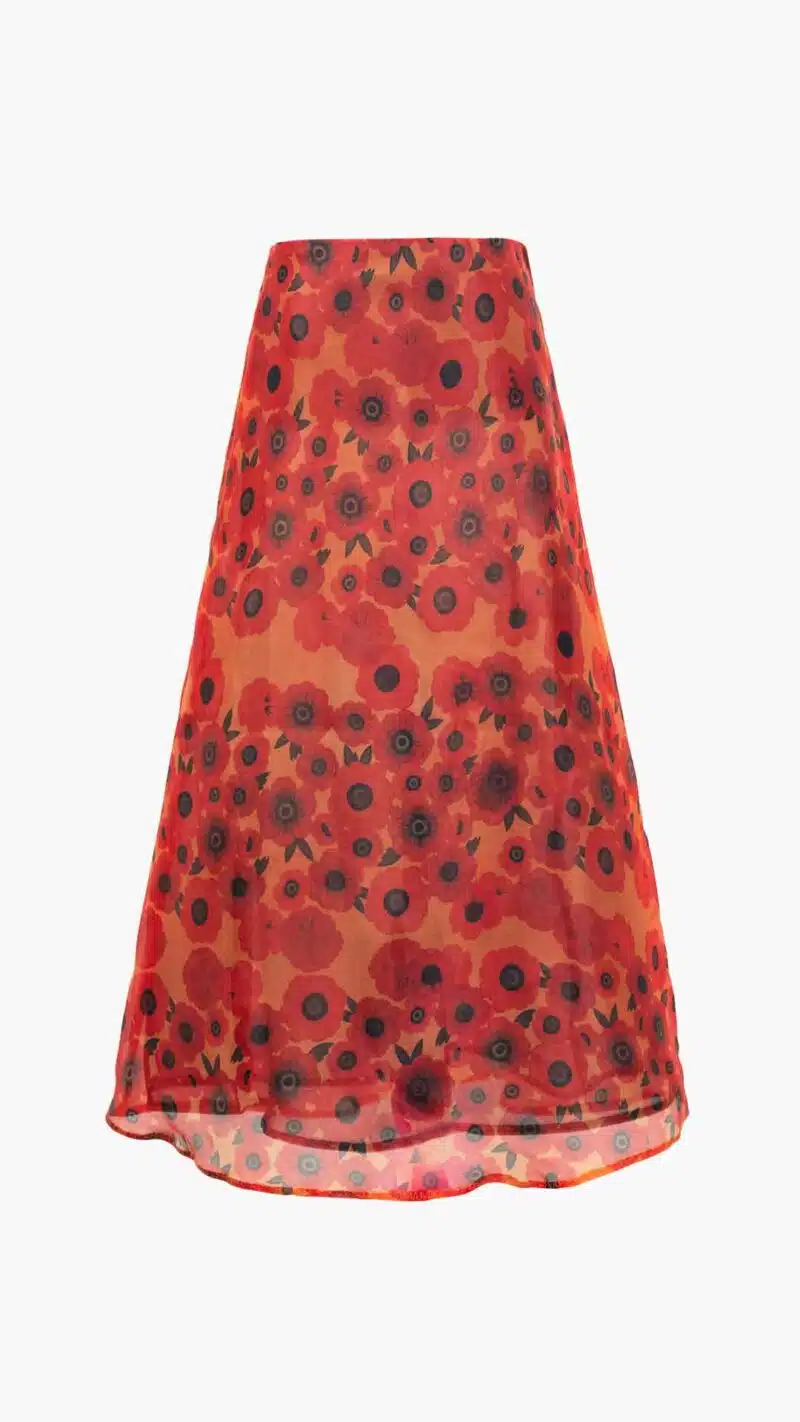 Flowers Ladies Skirt by Carlos Kremmer